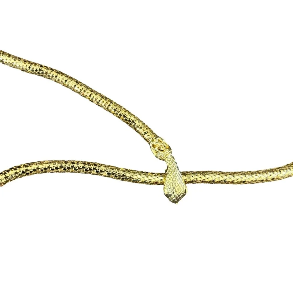 Vintage gold snake